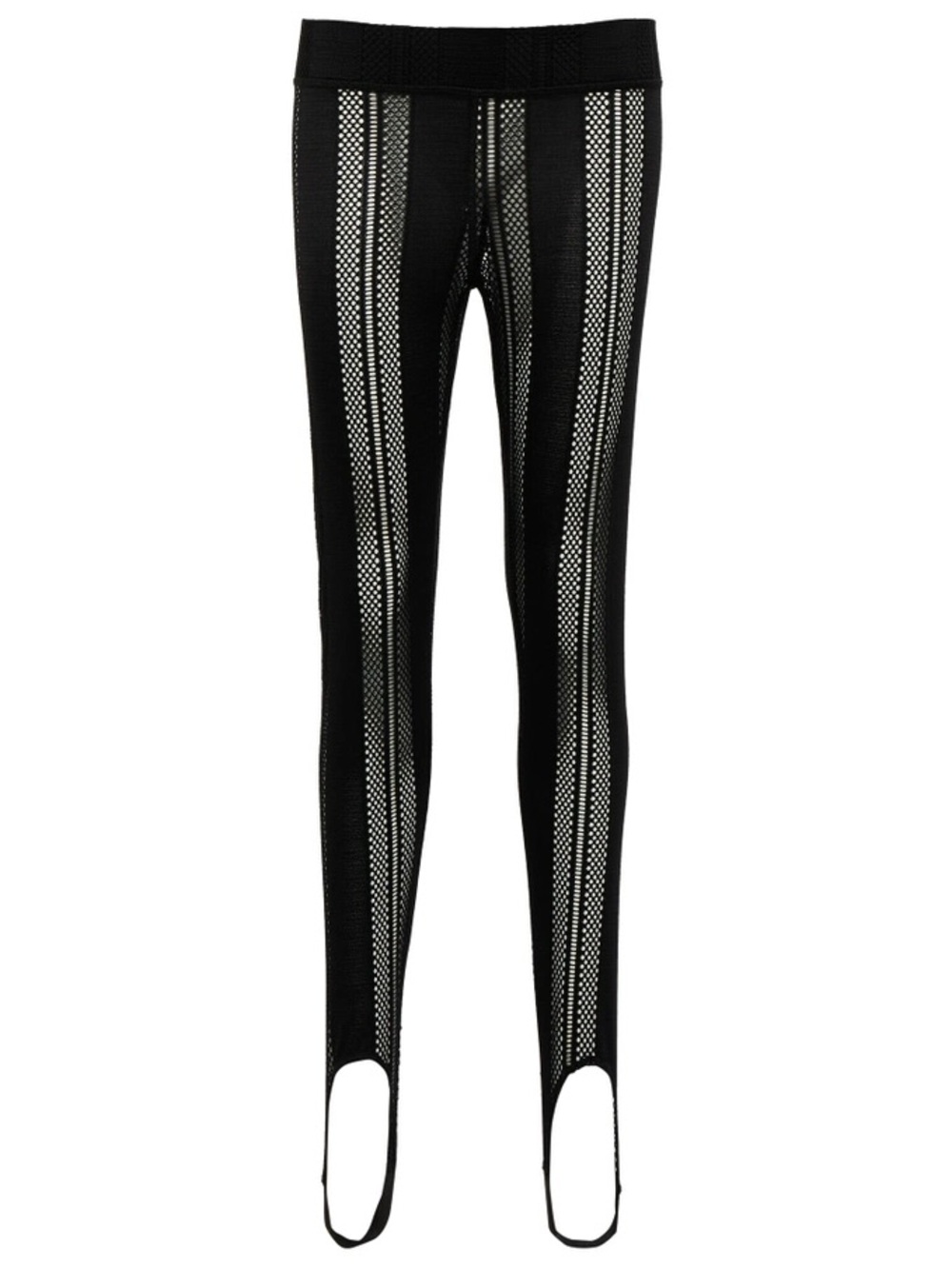 NWT GANNI Jersey and Mesh Stirrup Pants Leggings Size XXS (fits XS or S) - Picture 1 of 10